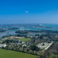 Le Domaine, Vue du ciel