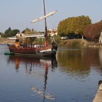 Gabares sur la dordogne