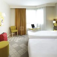 Chambre twin jaune