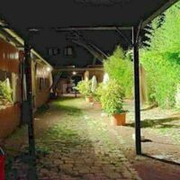 Jardin intérieur salle de réception été
