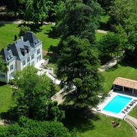 Vue aérienne jardin