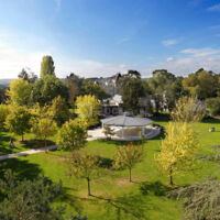 Vue aérienne du parc