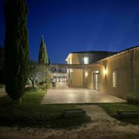 Extérieur de nuit mas de jonquerolles dans le 13