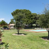 Espace détente piscine