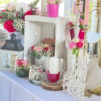 Décoration de buffet de mariage