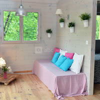 Salon de la cabane romantique