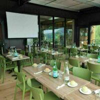 Terrasse panoramique du restaurant Le Lion Doré