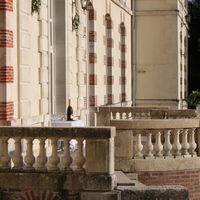 Chateau de Percey - terrasse demi-lune