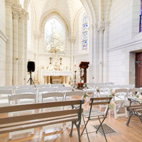 Cérémonie de mariage dans la chapelle