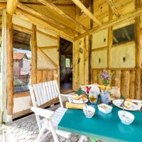 La cabane en paille