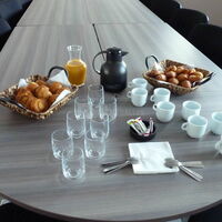 Blue Working petit déjeuner