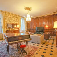 Salon piano et tv