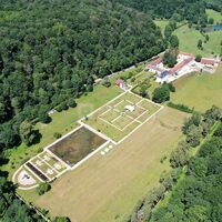 Vue aérienne du l'Abbaye