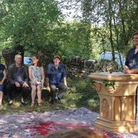 Cérémonie laïque sous la cèdre