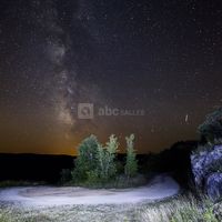 Voie lactée dessus le Domaine