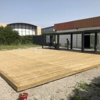 Terrasse extérieure - El Salon de Tango - Montpellier Aéroport