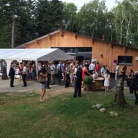 Chalet convivial apéritif extérieur