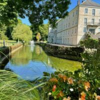 Le Cusancin et jet d'eau