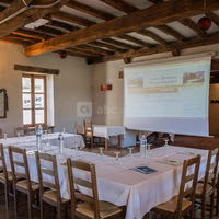 Configuration séminaire avec grand écran
