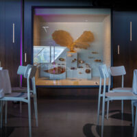 Galerie Emile Guimet en repas assis