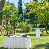 Vin d'honneur dans le parc