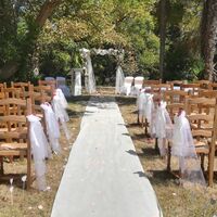 Cérémonie laïque dans le parc