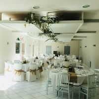 Salle réception décorée
