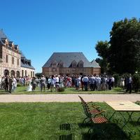 Cocktail sur les parterres