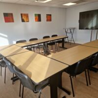 U en salle de réunion