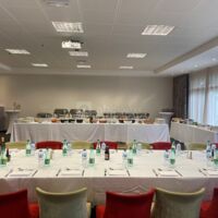 Le salon St Andrews-Augusta en format buffet pour une équipe de sport