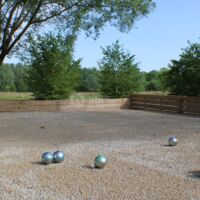 Notre grand terrain de pétanque