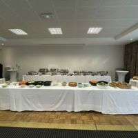 Buffet pour une équipe de sport