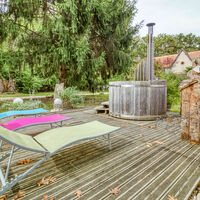 Bain nordique chauffé au bois