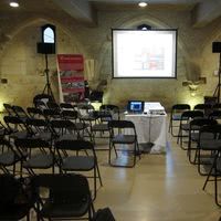 Journée d'étude dans la salle des moines