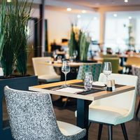 Salle du restaurant le "Bistro Athéna"