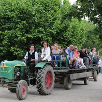 Visite en tracteur