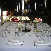 Decoration de table par le traiteur du chateau laprade (folies berchere)