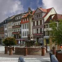Fontaine de la place de l'hôtel de ville de molsheim