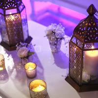 Déco mariage oriental réalisée par Château de La Trye