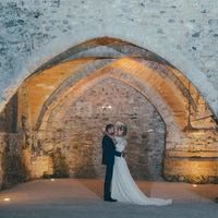 Photos la nuit dans le cloître