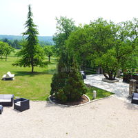 Terrasse et parc