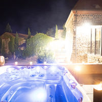 Photo du jacuzzi du château de Bois Rigaud