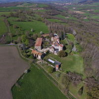 Vue aérienne du Château de Bois Rigaud