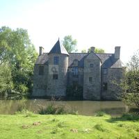 Vue d'ensemble sur tout le manoir