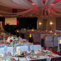 La salle en mode banquet