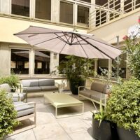 Chaptal - Salle cocktail et terrasse - Terrasse privative