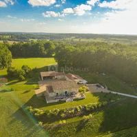 Vue aérienne jardin