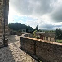 Château Type Moyen âge Avec Donjon