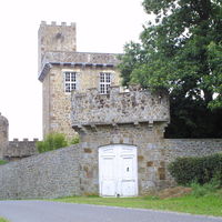 Château Type Moyen âge Avec Donjon