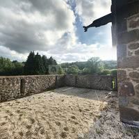 Château Type Moyen âge Avec Donjon